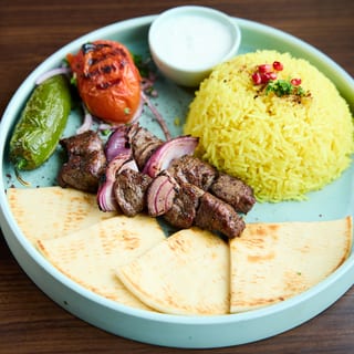 Lamb Kabob Plate